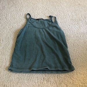 Olive green tank top.
